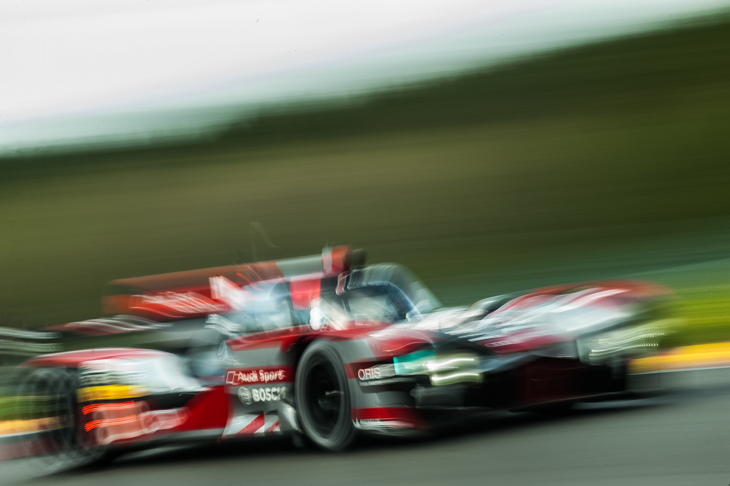 WEC Audi R18 #8 Oliver Jarvis, Lucas di Grassi en Loïc Duval